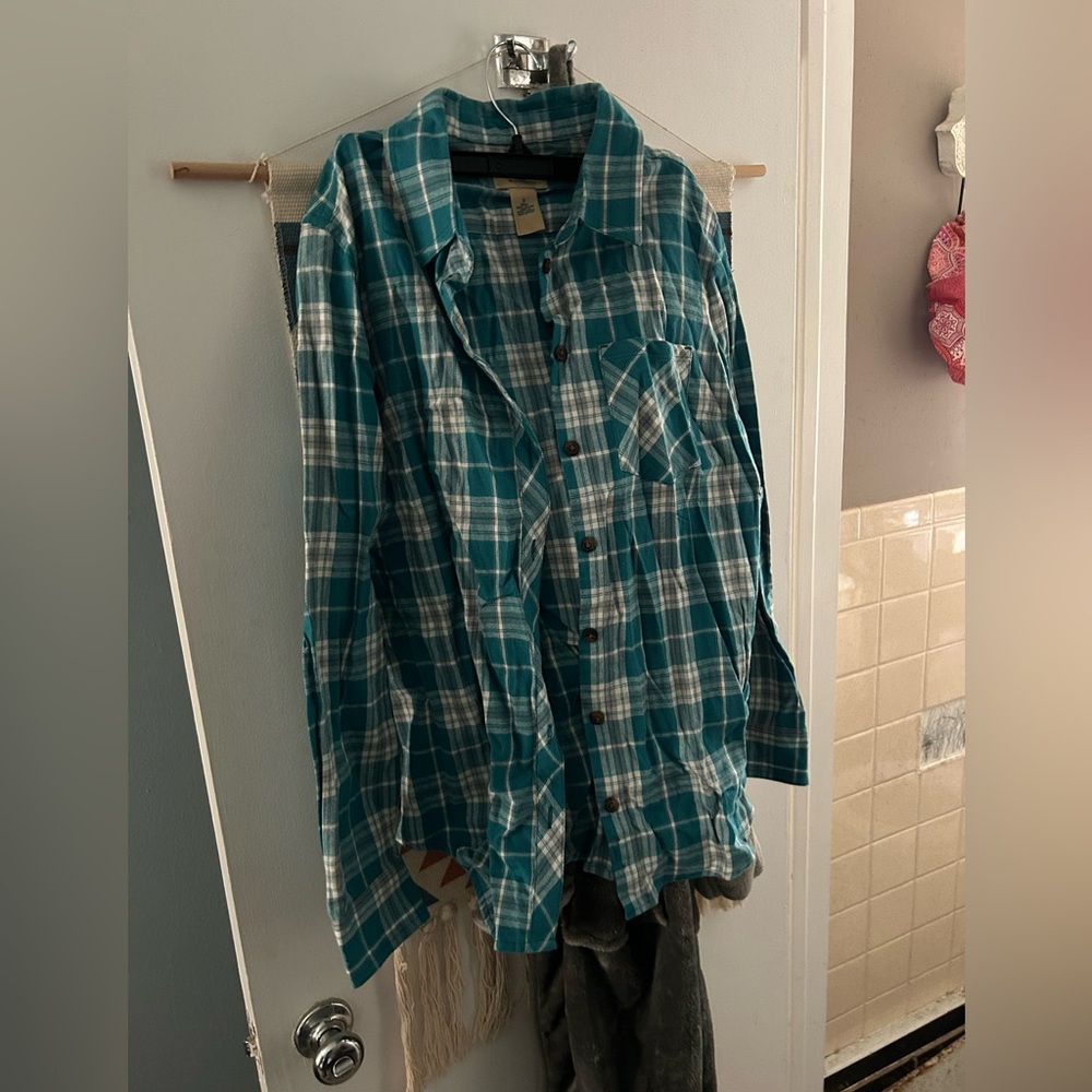 Blue mountain flannel small nwt